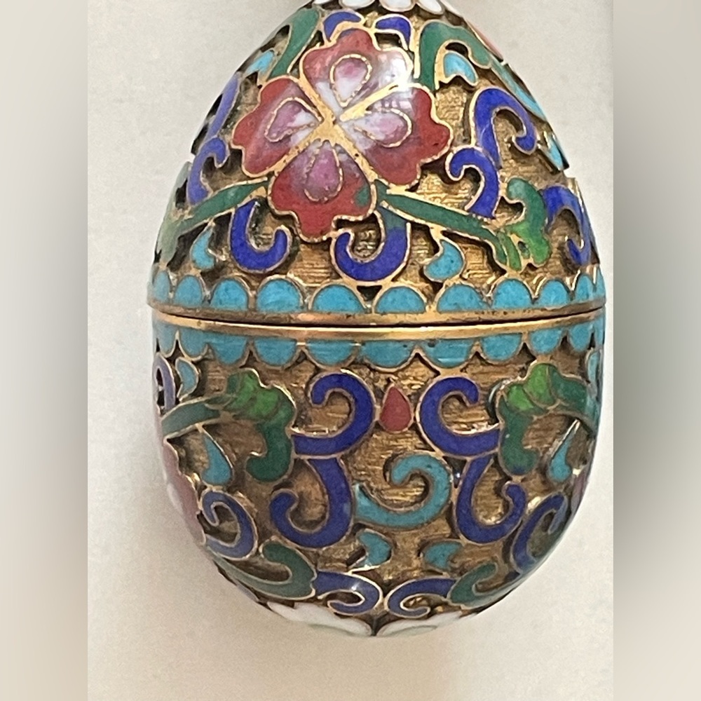 Cloisonné Easter Egg Necklace